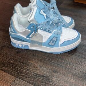 Light blue Louis Vuitton trainers brand new!
